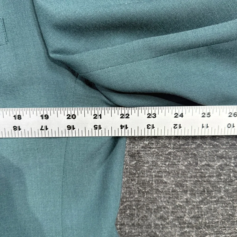 Jack Nicklaus Tournament Series Blazer Teal Blue Gold Button Sport Coat Mens